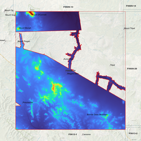 Kunwarara 1m Digital Elevation Model (F5609-19)
