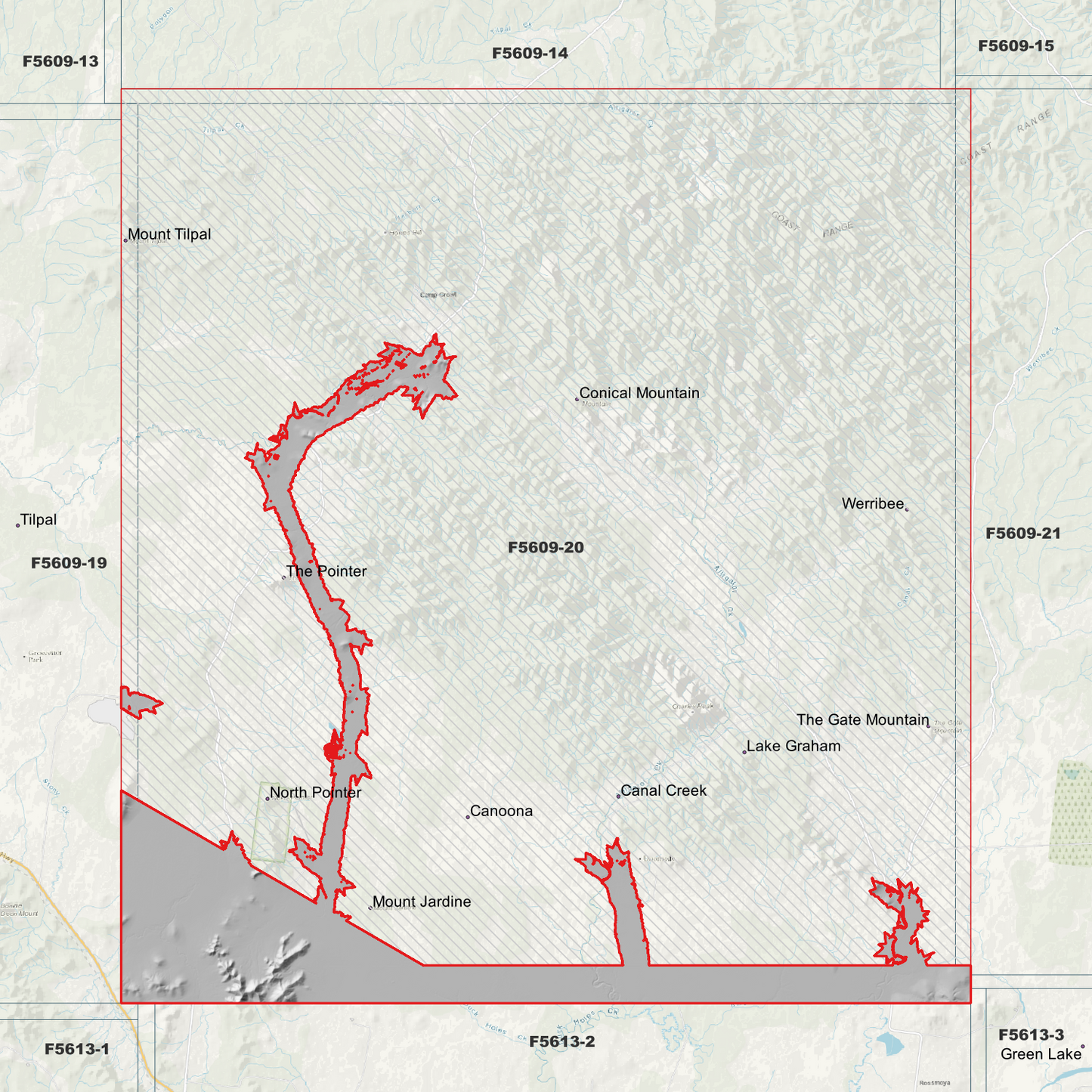 Conical Mountain 1m Digital Elevation Model (F5609-20)