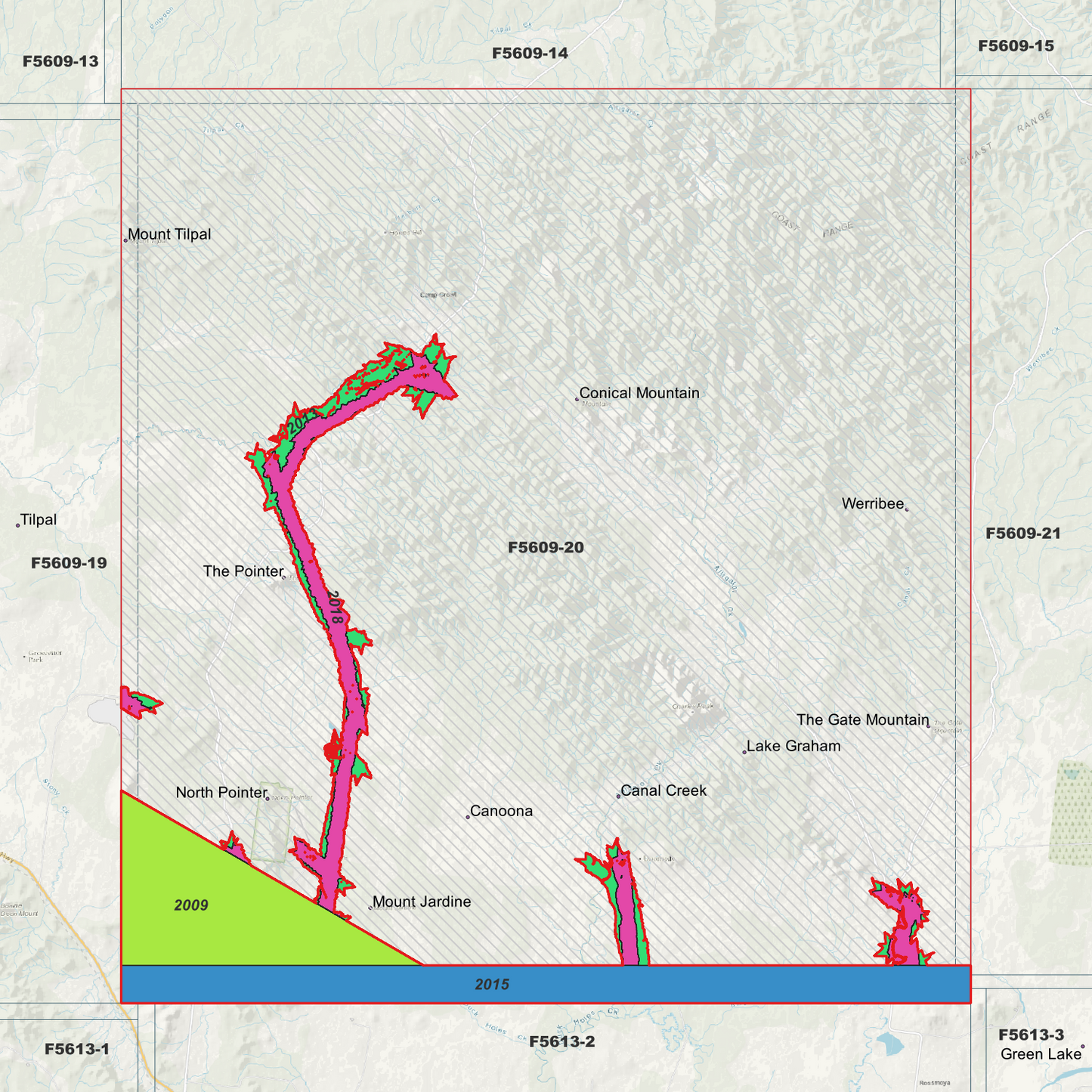 Conical Mountain 1m Digital Elevation Model (F5609-20)