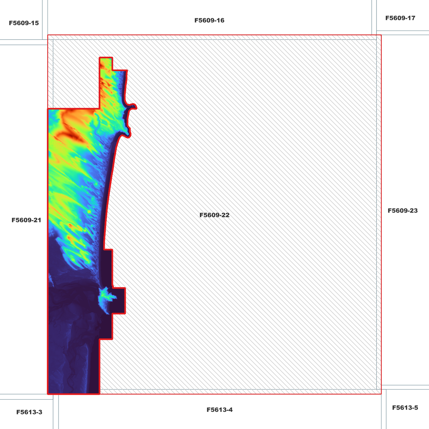 Corio Bay 1m Digital Elevation Model (F5609-22)