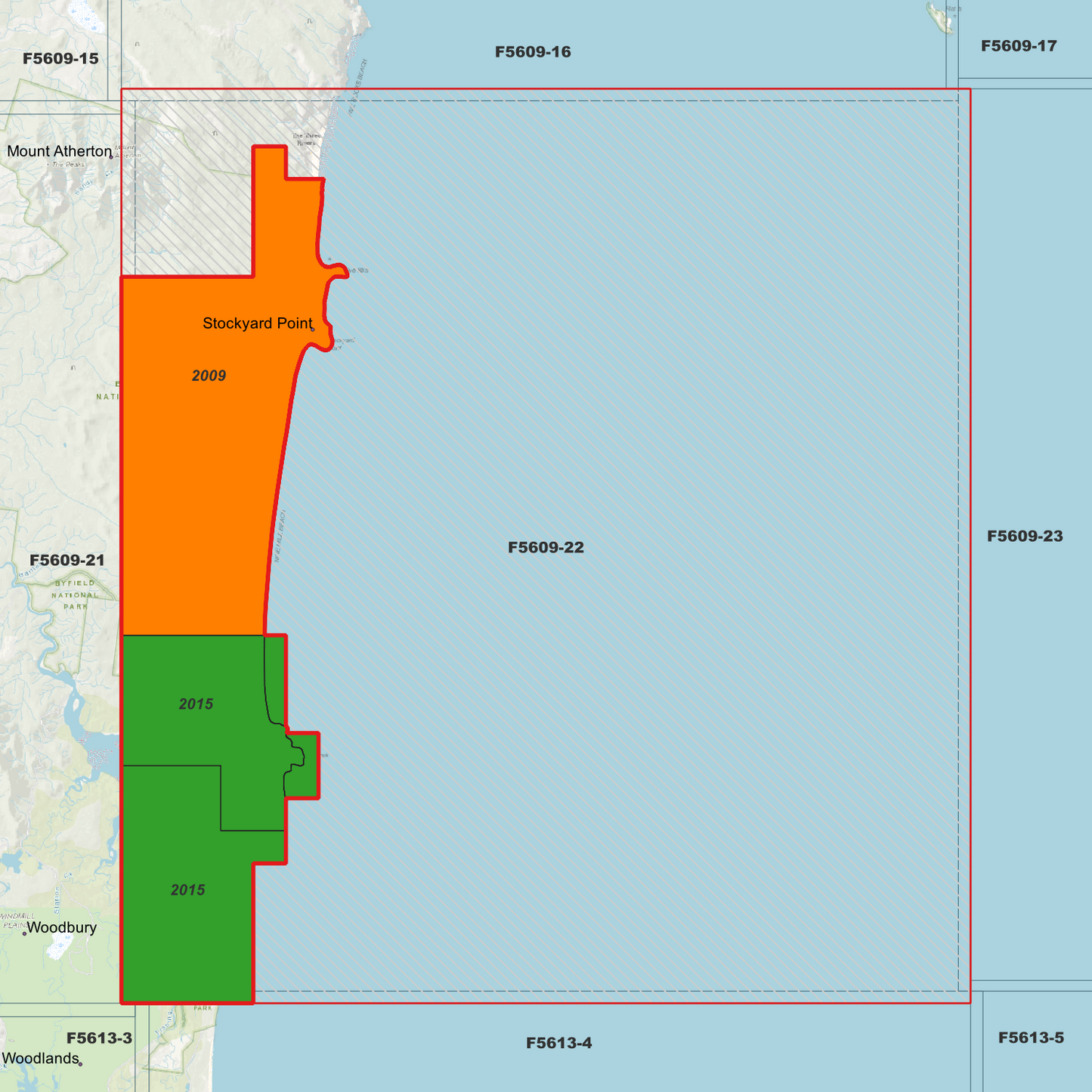 Corio Bay 1m Digital Elevation Model (F5609-22)