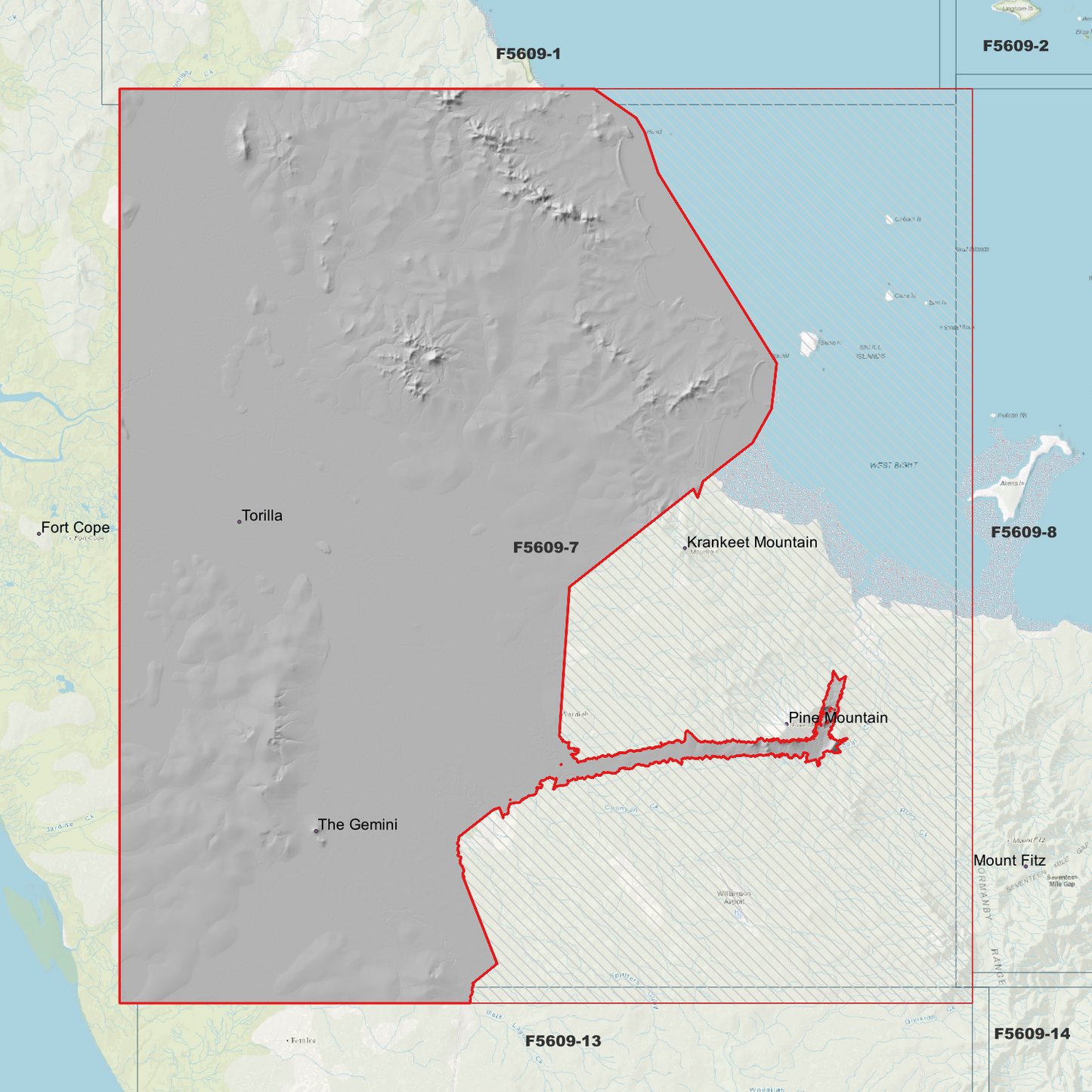 Krankeet Mountain 1m Digital Elevation Model (F5609-7)