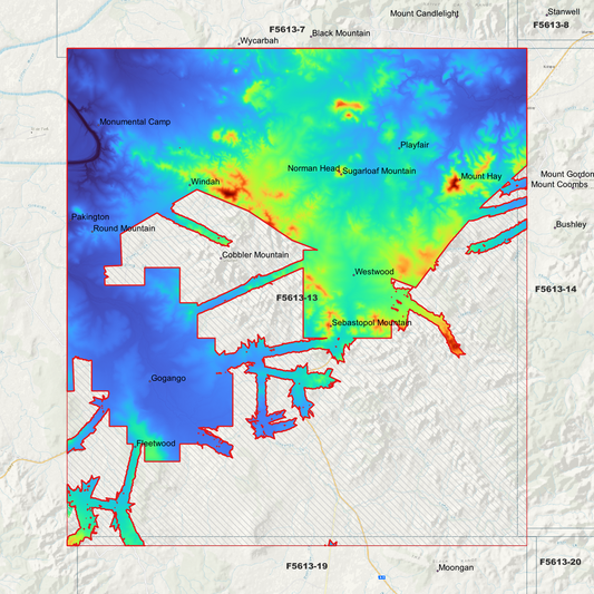 Westwood 1m Digital Elevation Model (F5613-13)