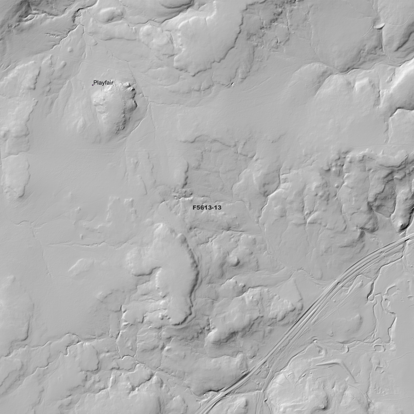 Westwood 1m Digital Elevation Model (F5613-13)