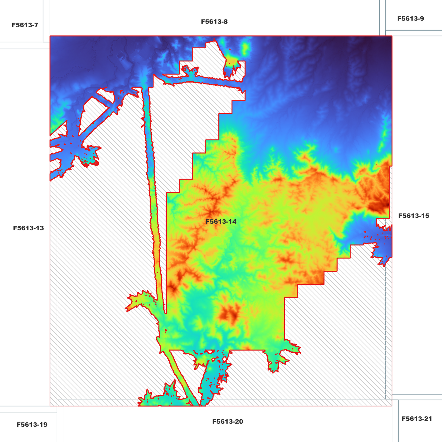 Mount Morgan 1m Digital Elevation Model (F5613-14)