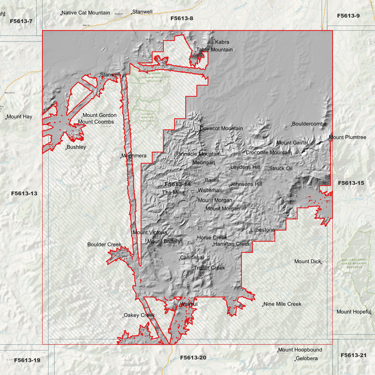 Mount Morgan 1m Digital Elevation Model (F5613-14)