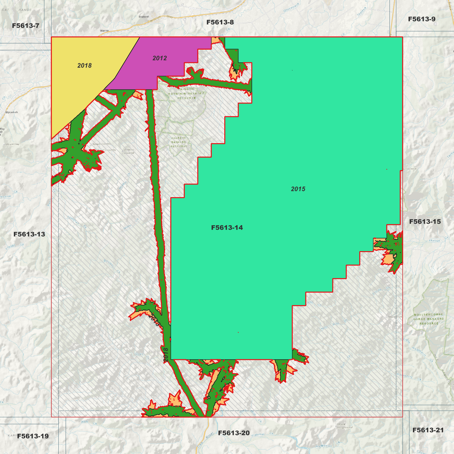 Mount Morgan 1m Digital Elevation Model (F5613-14)