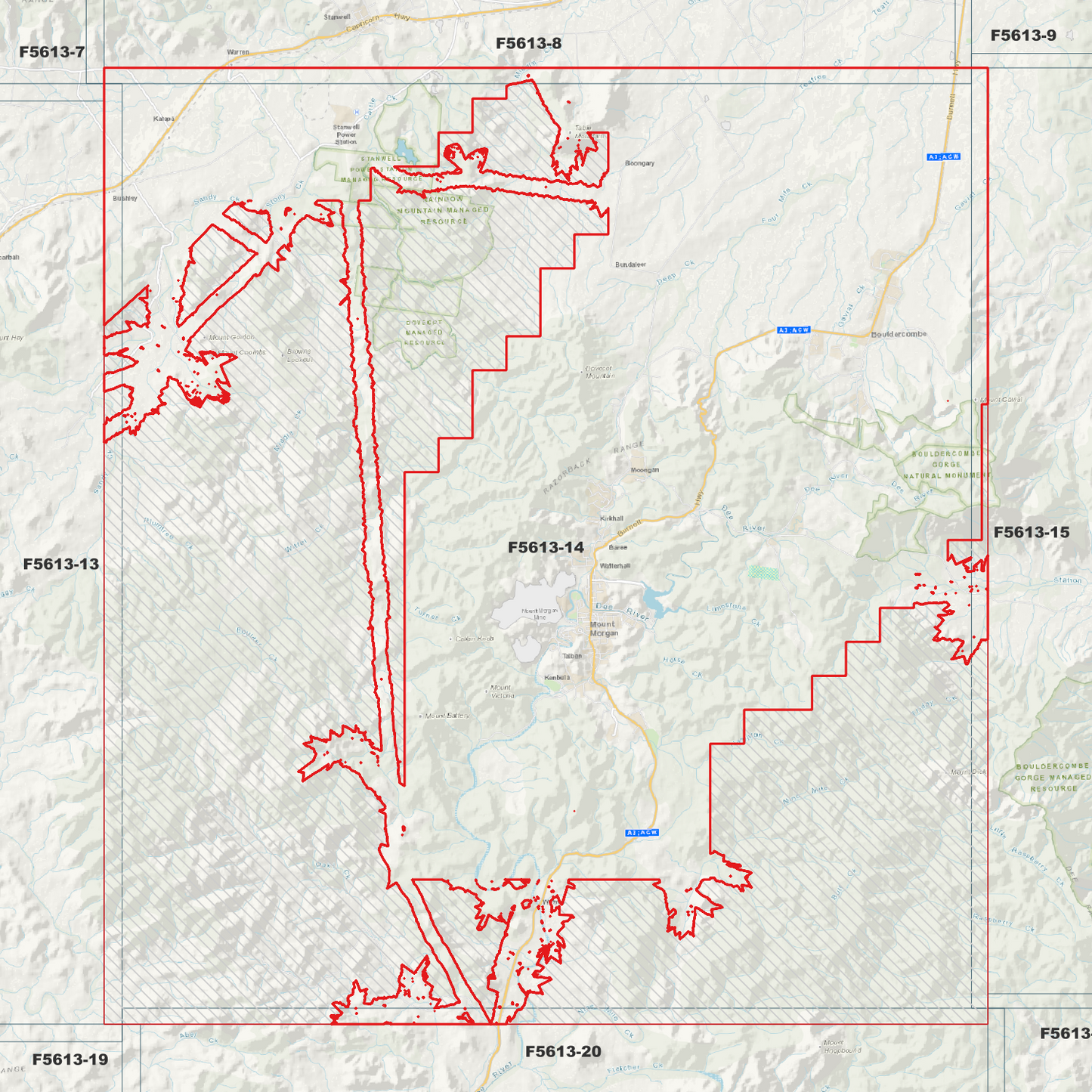Mount Morgan 1m Digital Elevation Model (F5613-14)