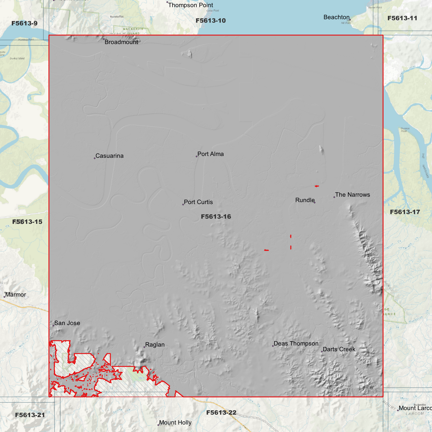 Raglan 1m Digital Elevation Model (F5613-16)