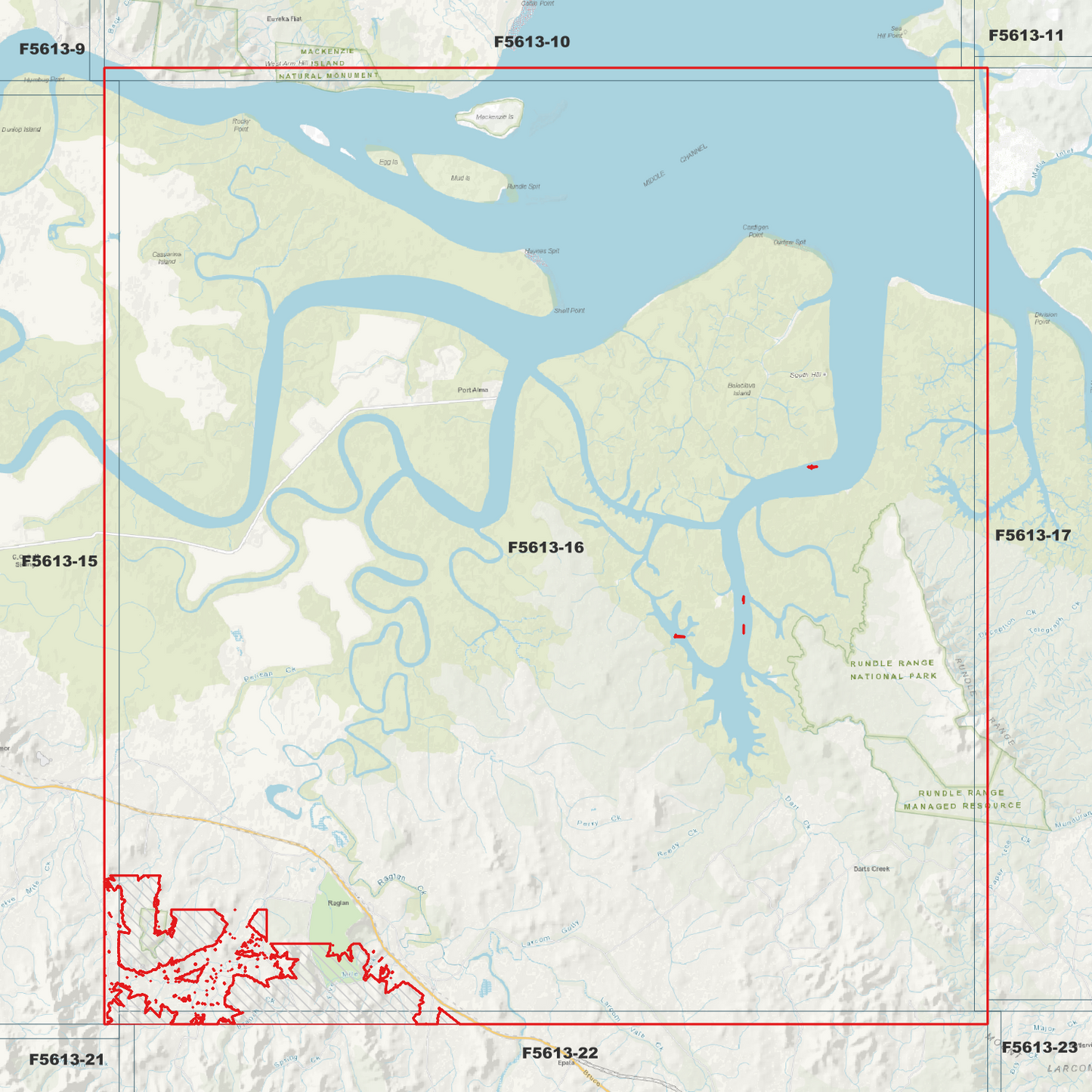 Raglan 1m Digital Elevation Model (F5613-16)