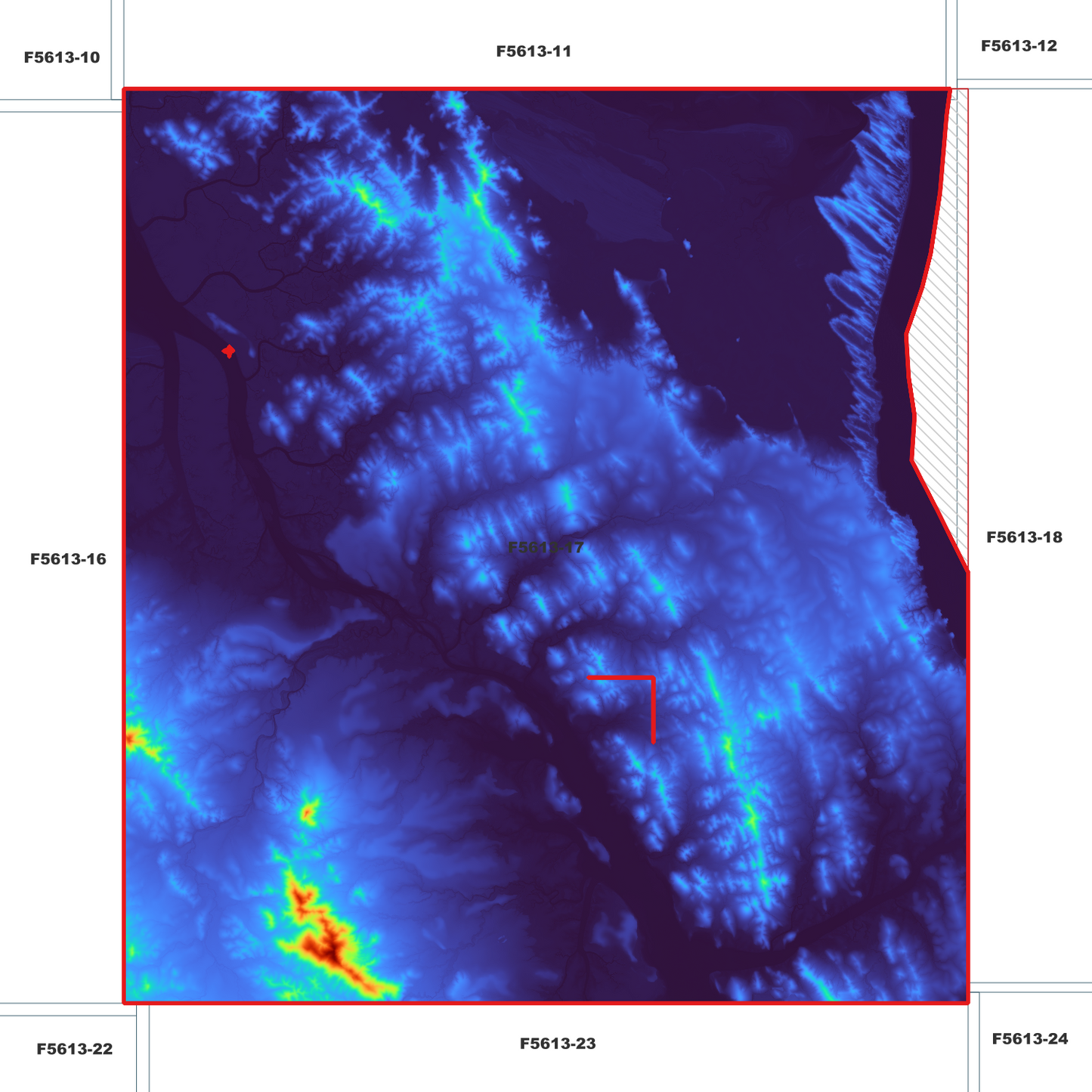 Curtis Island 1m Digital Elevation Model (F5613-17)
