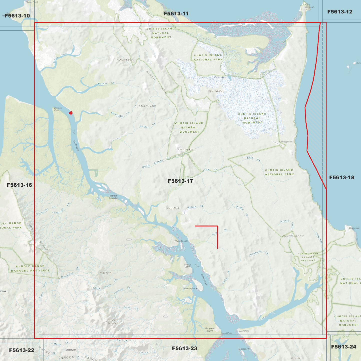 Curtis Island 1m Digital Elevation Model (F5613-17)
