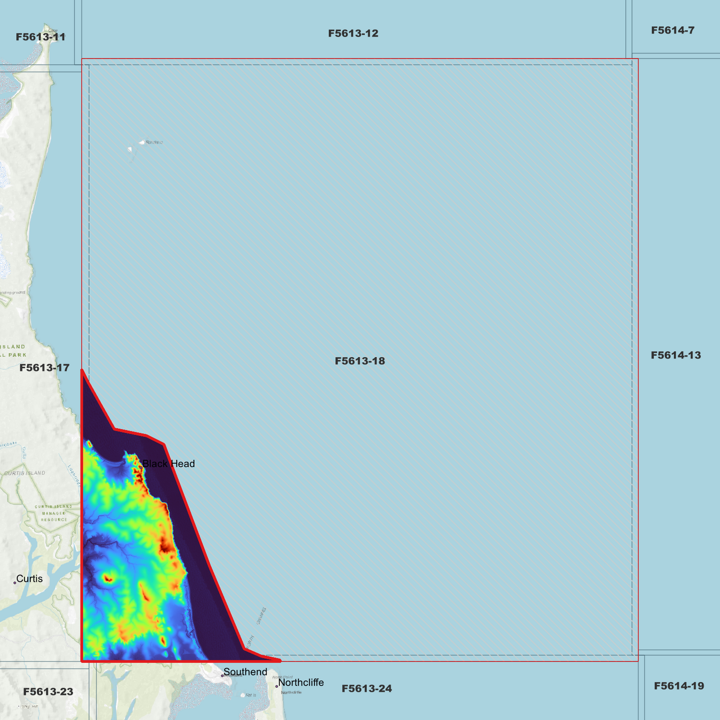 Black Head 1m Digital Elevation Model (F5613-18)