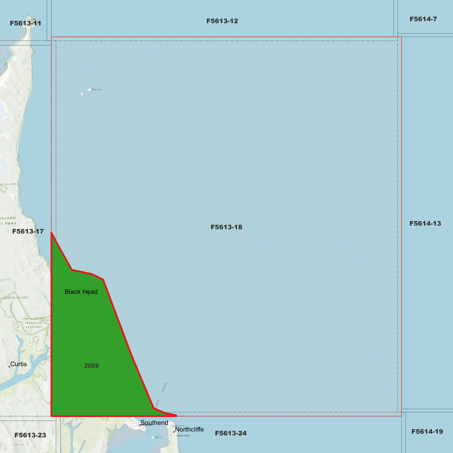 Black Head 1m Digital Elevation Model (F5613-18)