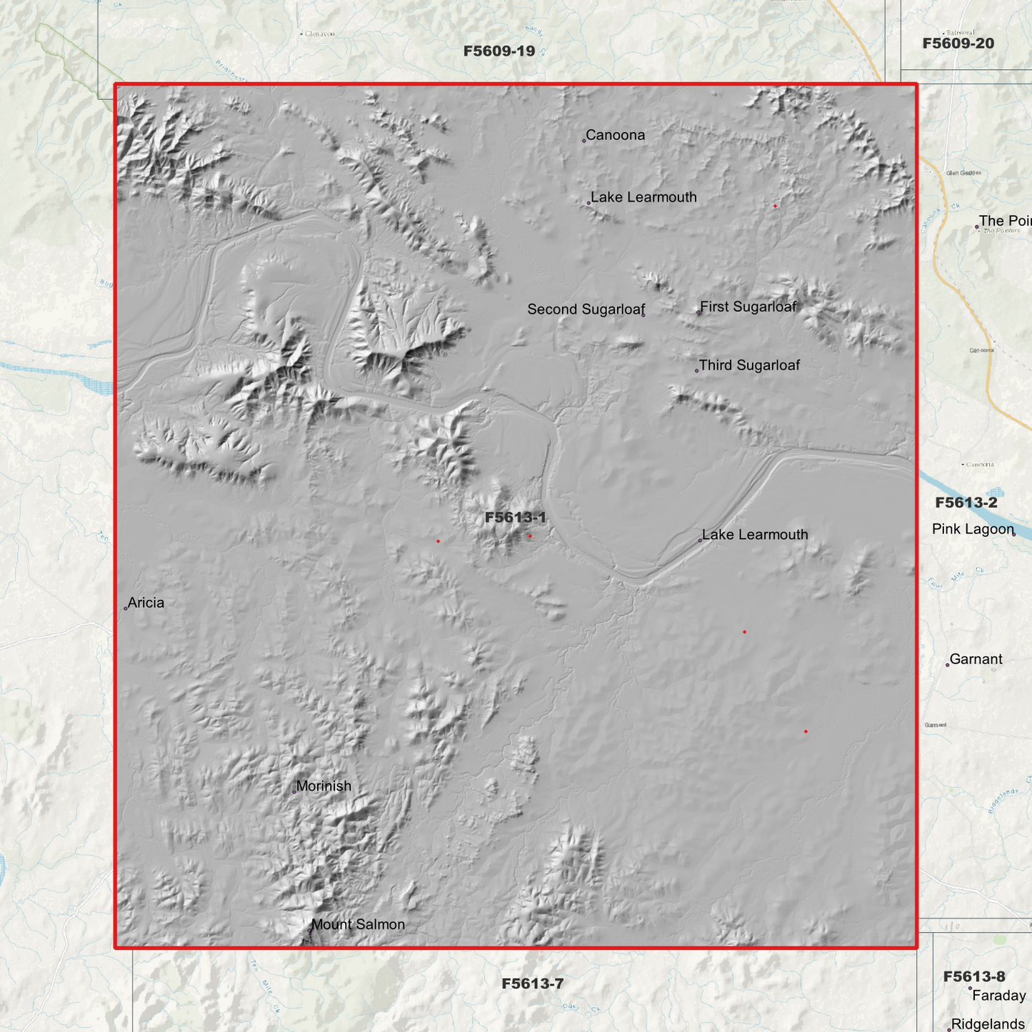 Sugarloaf 1m Digital Elevation Model (F5613-1)
