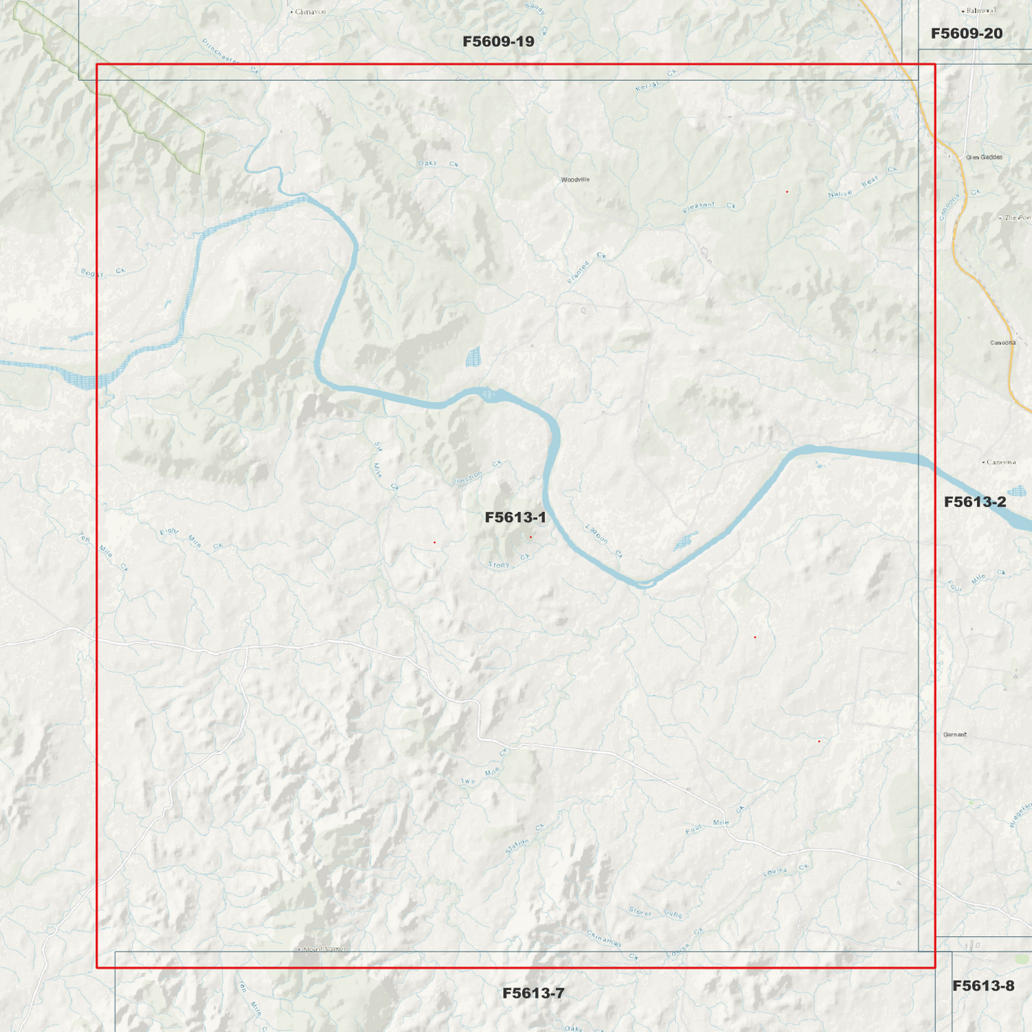 Sugarloaf 1m Digital Elevation Model (F5613-1)