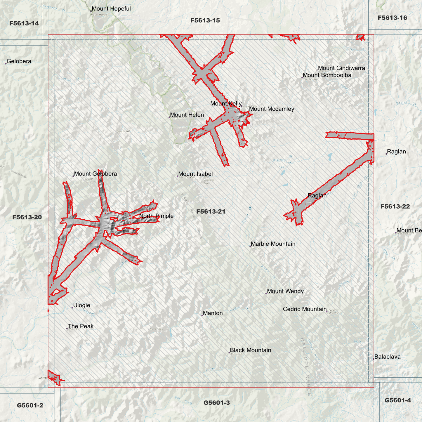 Mount Isabel 1m Digital Elevation Model (F5613-21)