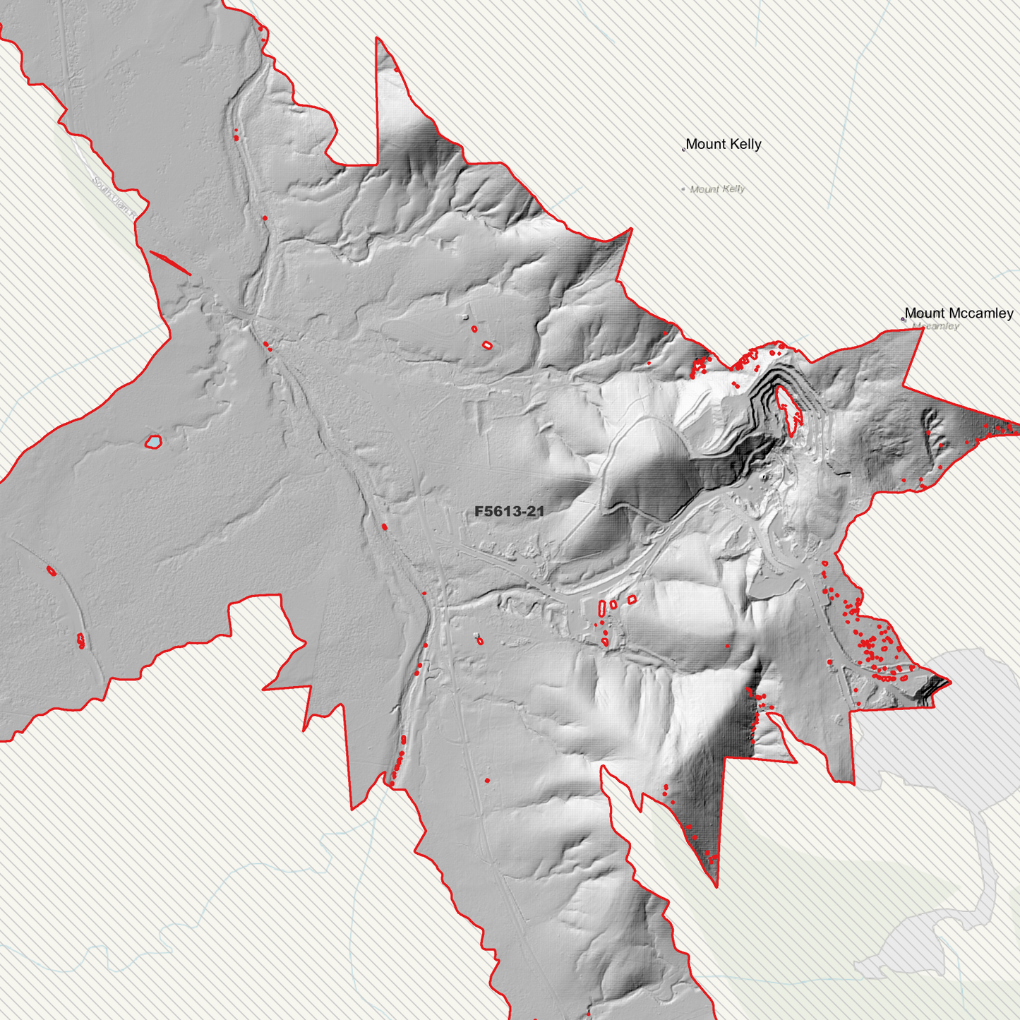 Mount Isabel 1m Digital Elevation Model (F5613-21)