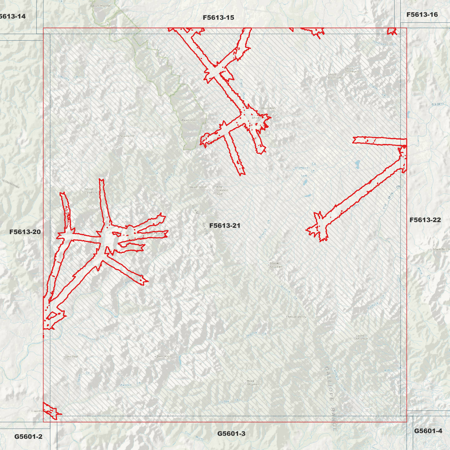 Mount Isabel 1m Digital Elevation Model (F5613-21)