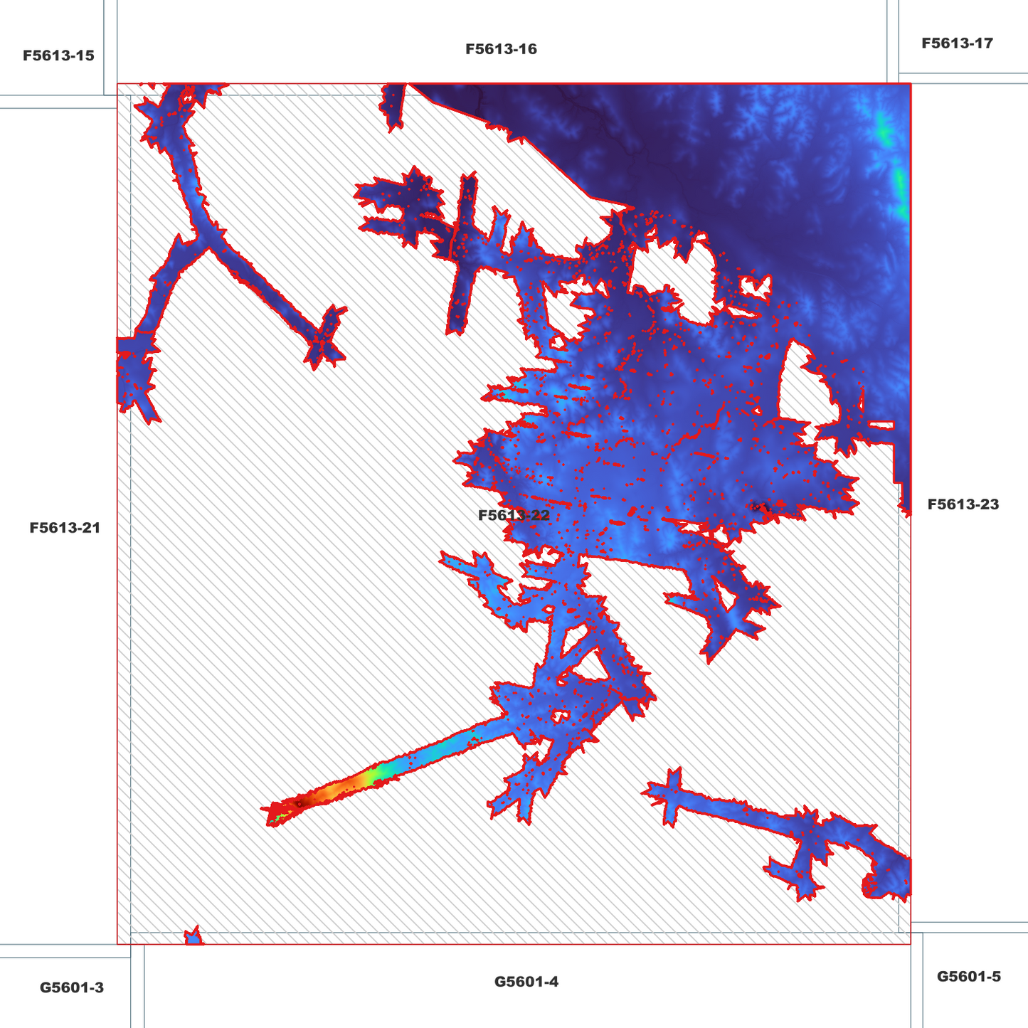 Mount Larcom 1m Digital Elevation Model (F5613-22)
