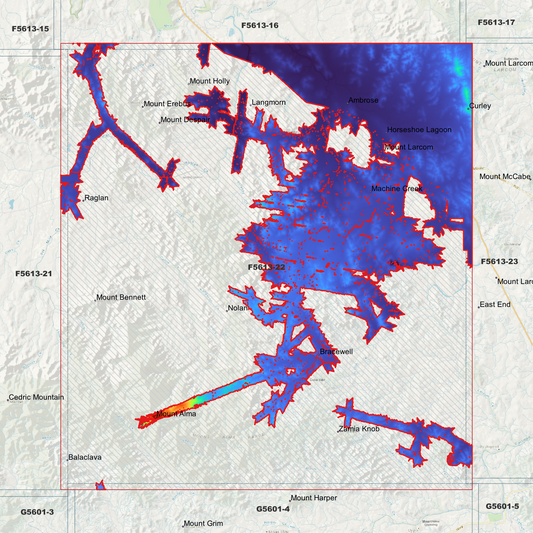 Mount Larcom 1m Digital Elevation Model (F5613-22)