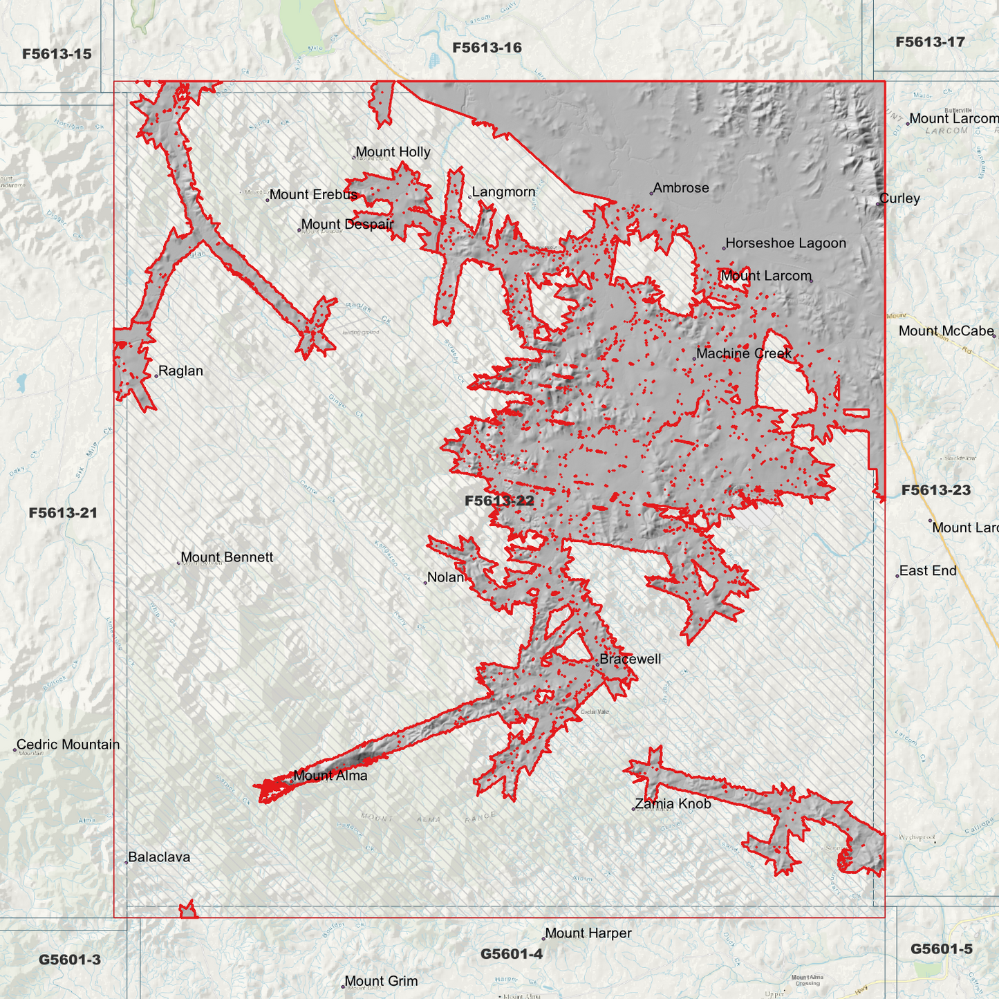 Mount Larcom 1m Digital Elevation Model (F5613-22)
