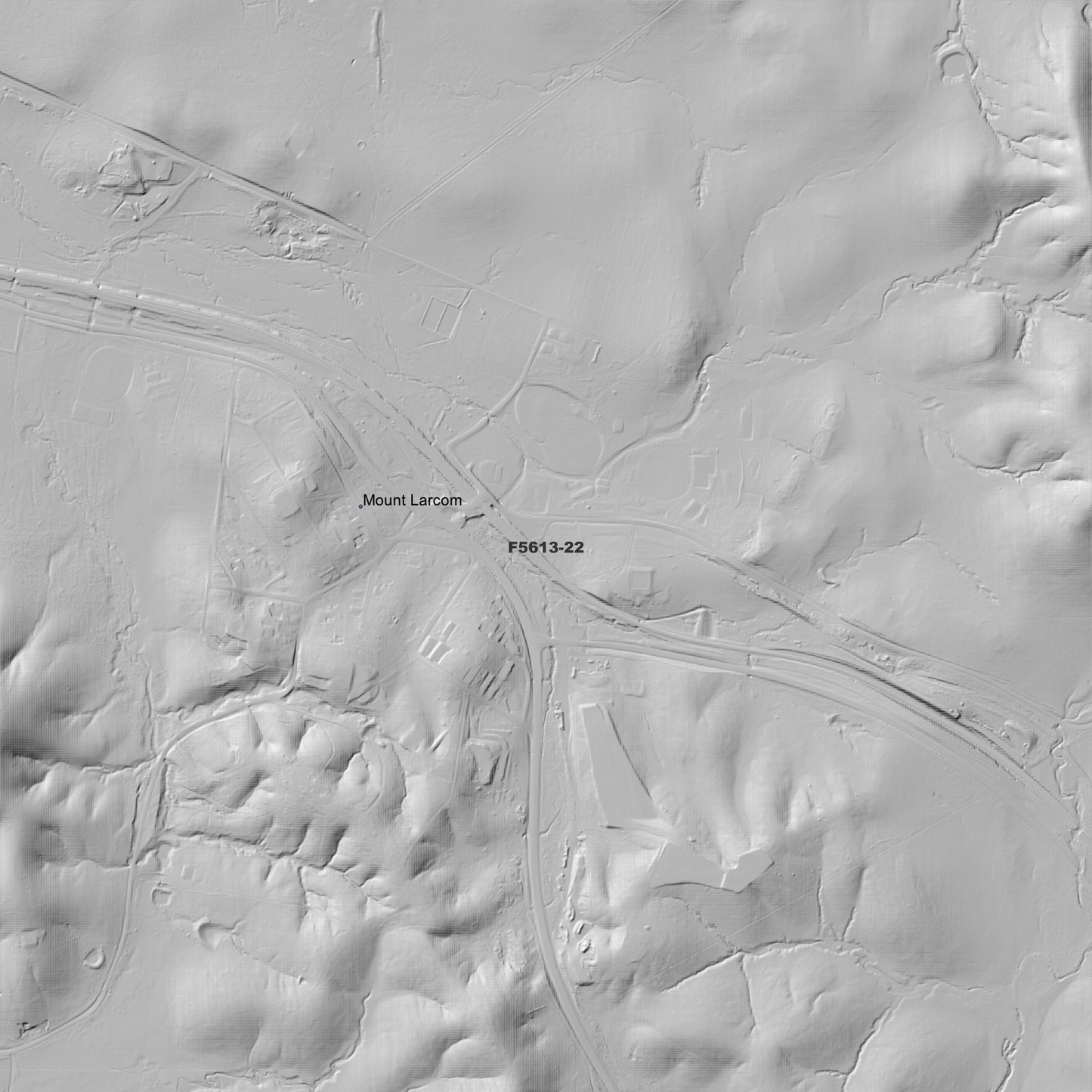 Mount Larcom 1m Digital Elevation Model (F5613-22)