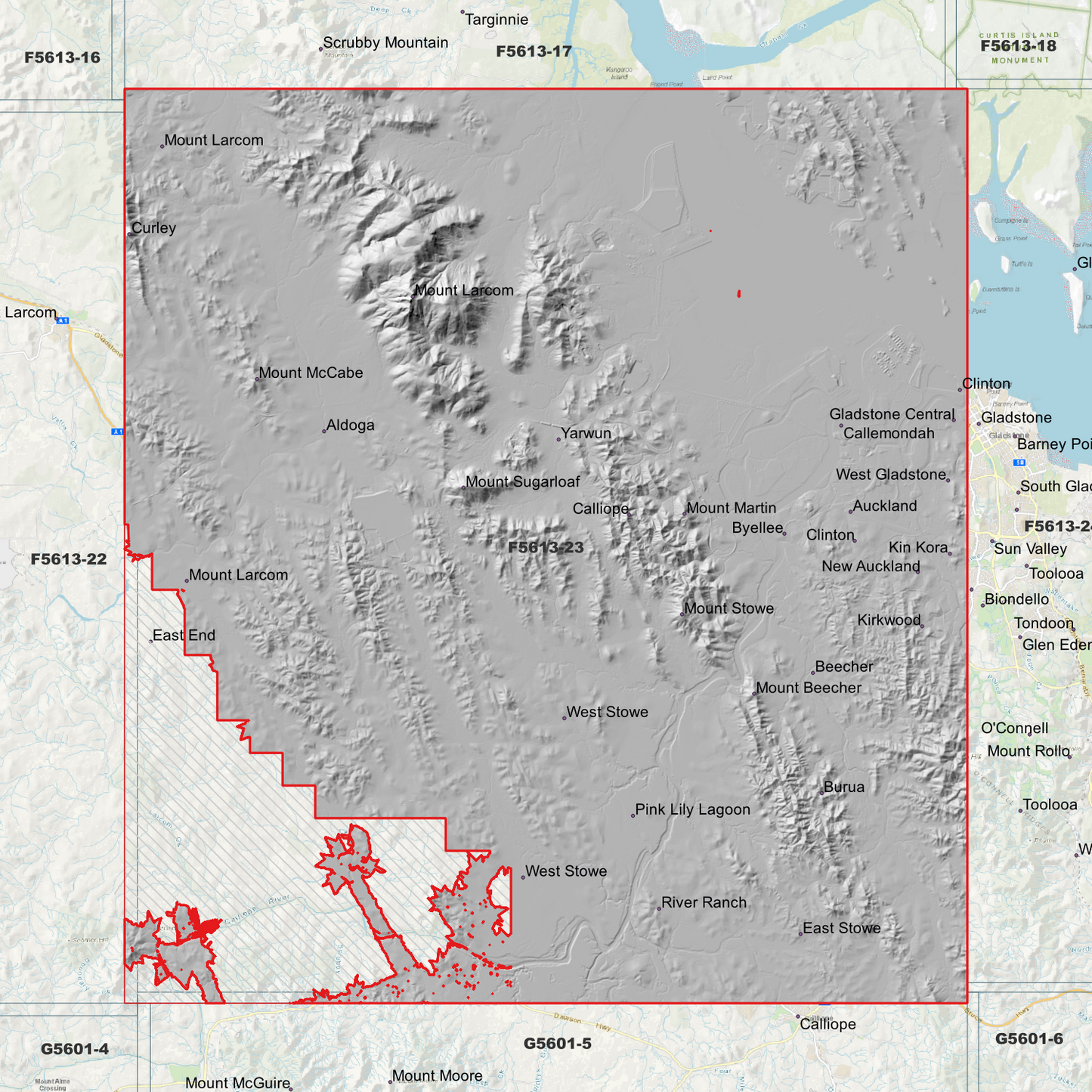 Yarwun 1m Digital Elevation Model (F5613-23)