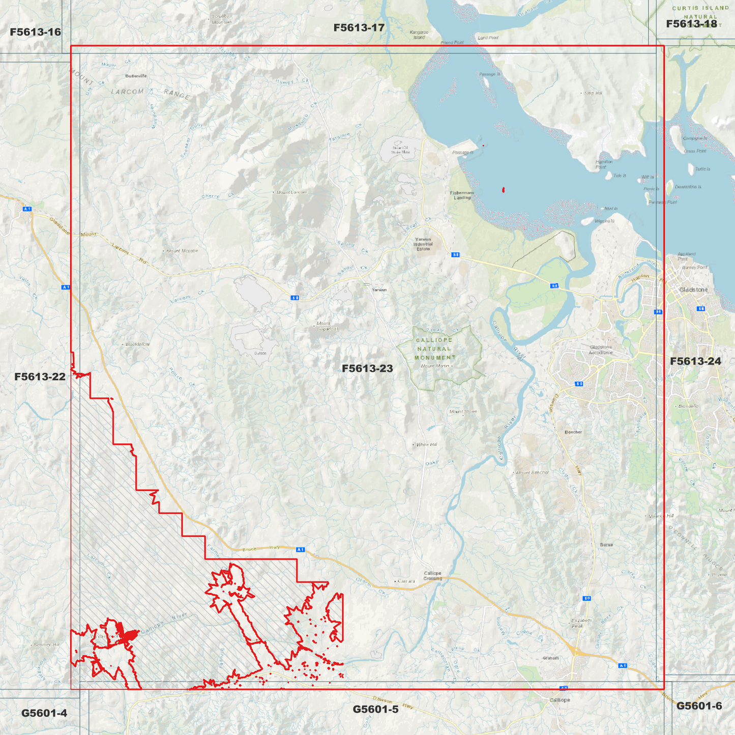 Yarwun 1m Digital Elevation Model (F5613-23)
