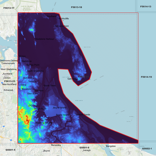 Gladstone 1m Digital Elevation Model (F5613-24)