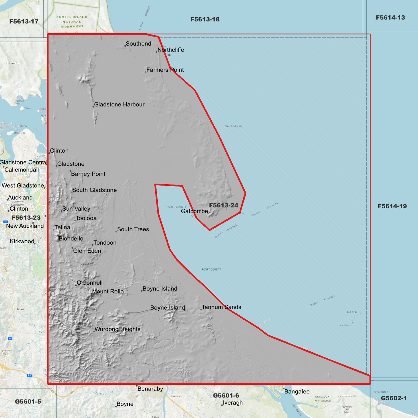 Gladstone 1m Digital Elevation Model (F5613-24)