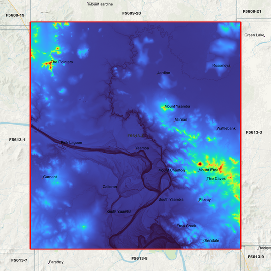 The Caves 1m Digital Elevation Model (F5613-2)