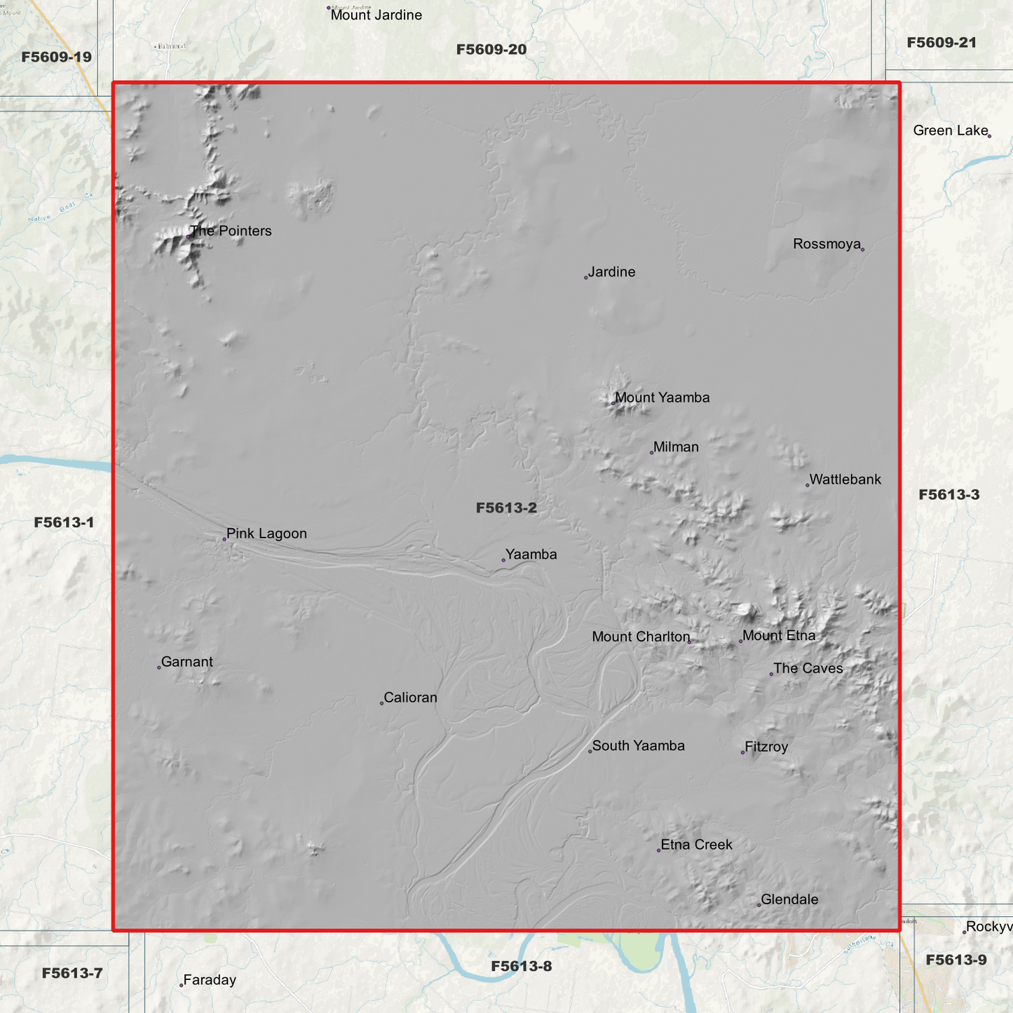 The Caves 1m Digital Elevation Model (F5613-2)