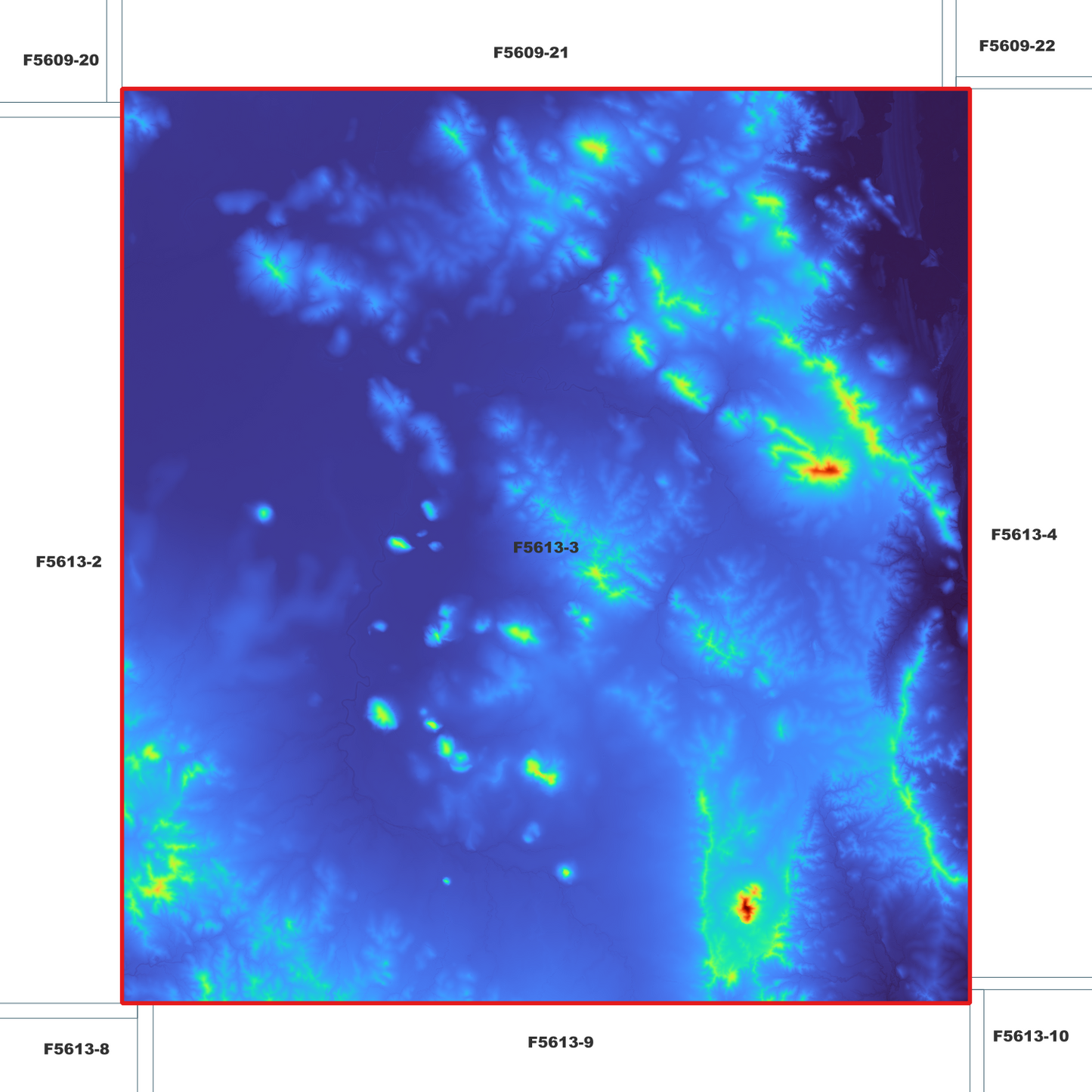 Yeppoon 1m Digital Elevation Model (F5613-3)