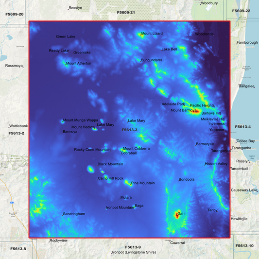 Yeppoon 1m Digital Elevation Model (F5613-3)