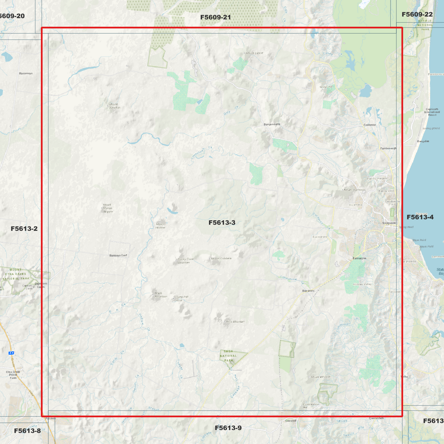 Yeppoon 1m Digital Elevation Model (F5613-3)