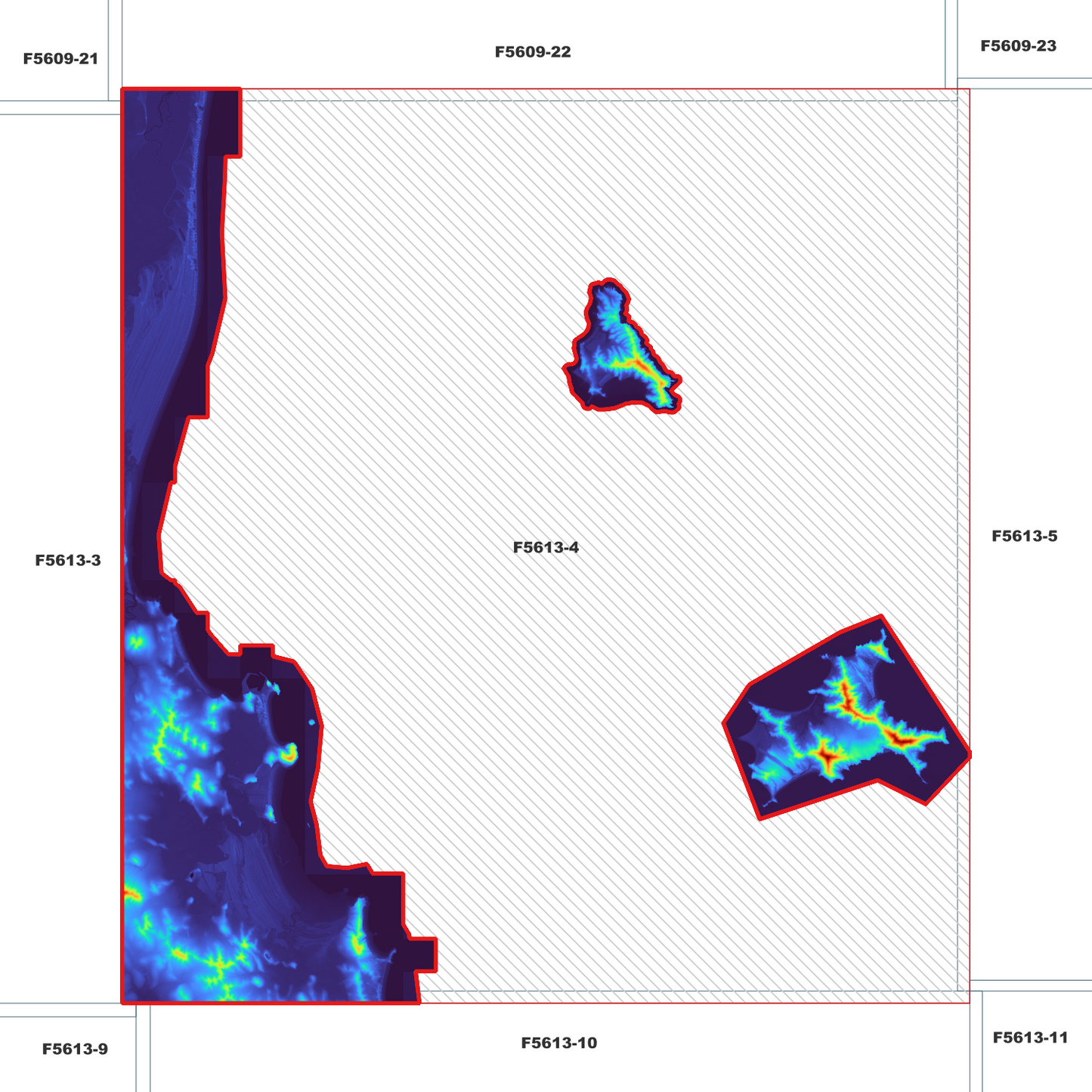 The Keepels 1m Digital Elevation Model (F5613-4)