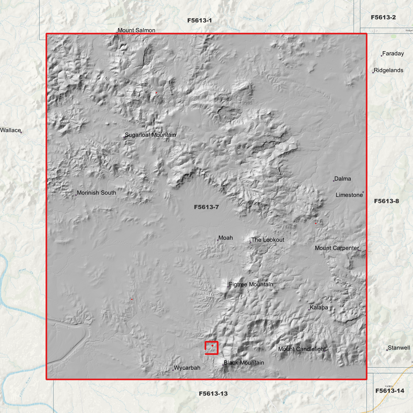 The Lookout 1m Digital Elevation Model (F5613-7)