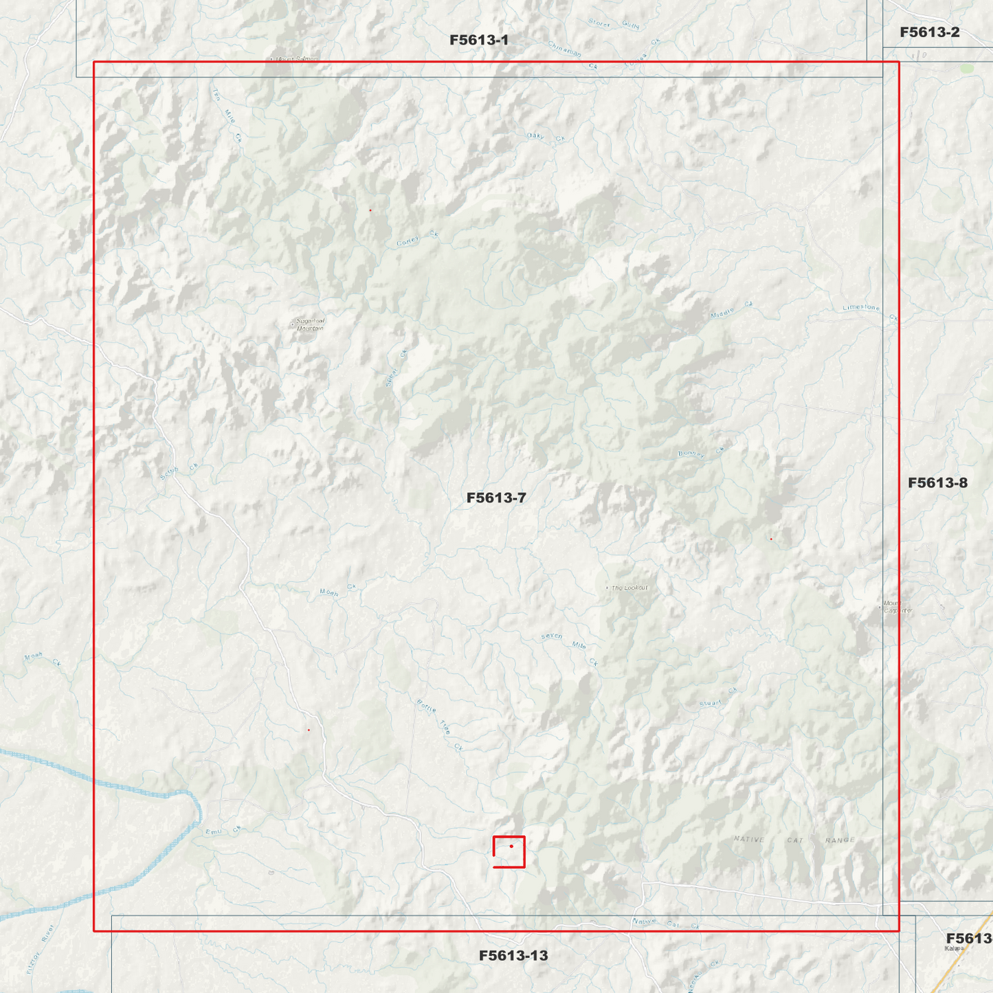 The Lookout 1m Digital Elevation Model (F5613-7)