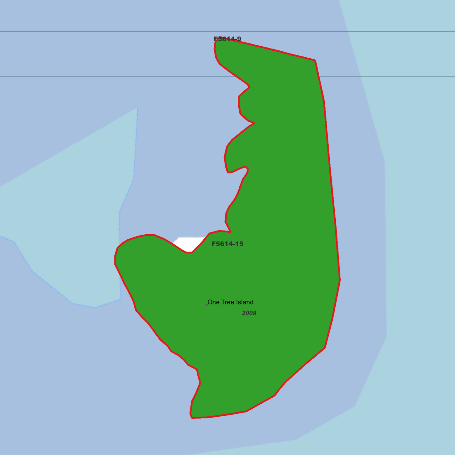 One Tree Island 1m Digital Elevation Model (F5614-15)