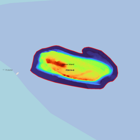 Heron Island 1m Digital Elevation Model (F5614-8)
