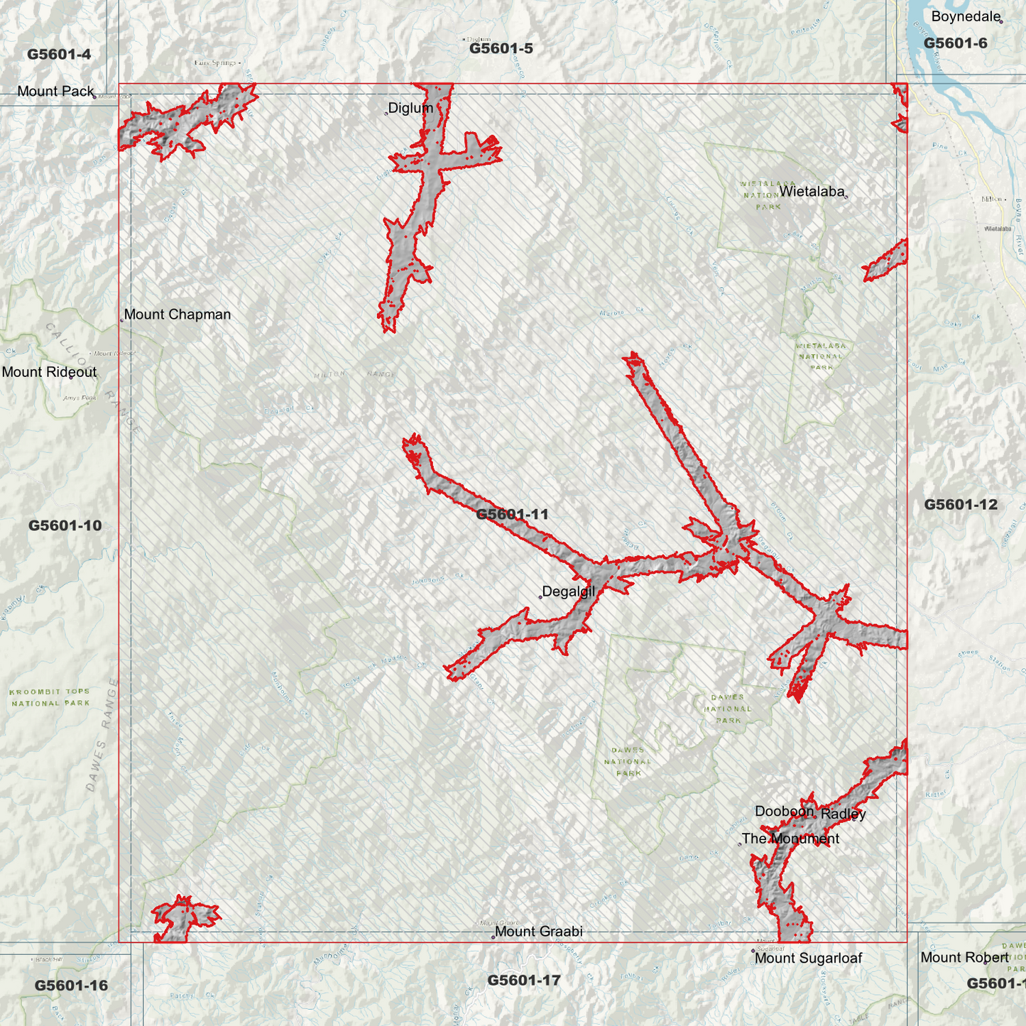 Milton Range 1m Digital Elevation Model (G5601-11)