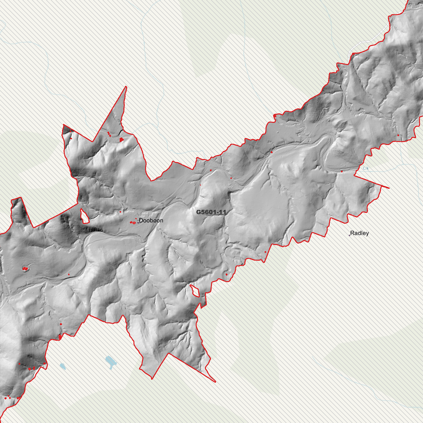 Milton Range 1m Digital Elevation Model (G5601-11)