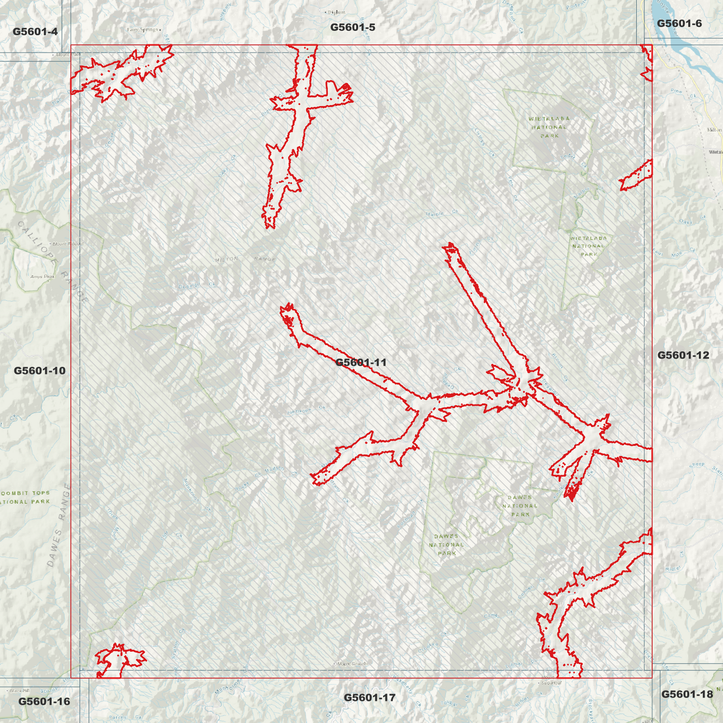 Milton Range 1m Digital Elevation Model (G5601-11)