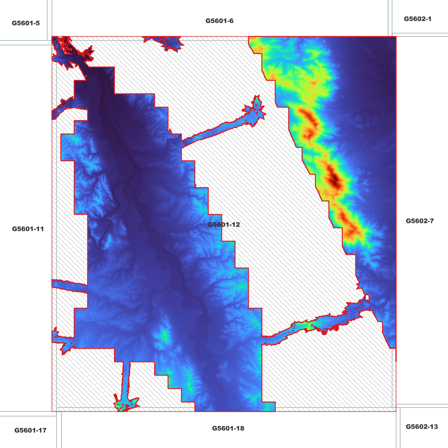 Nagoorin 1m Digital Elevation Model (G5601-12)