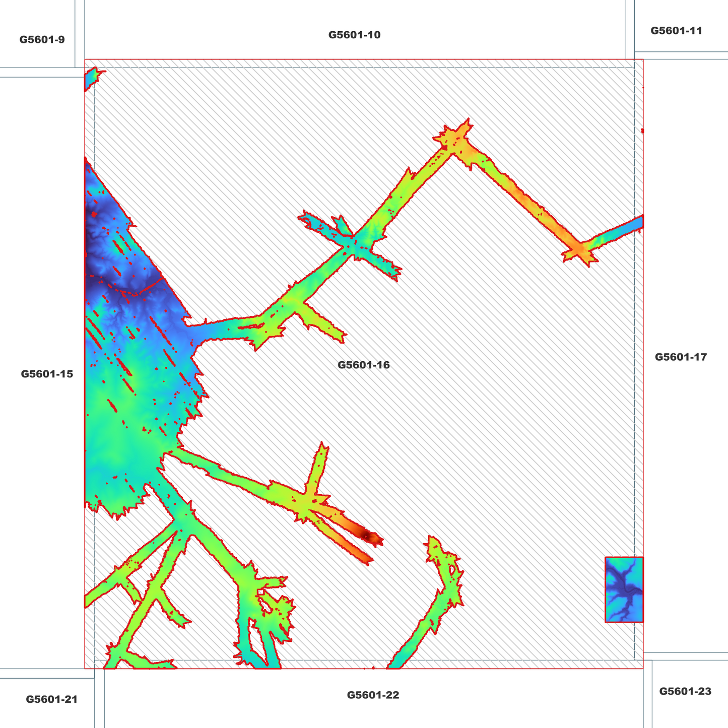 Lake Cania 1m Digital Elevation Model (G5601-16)