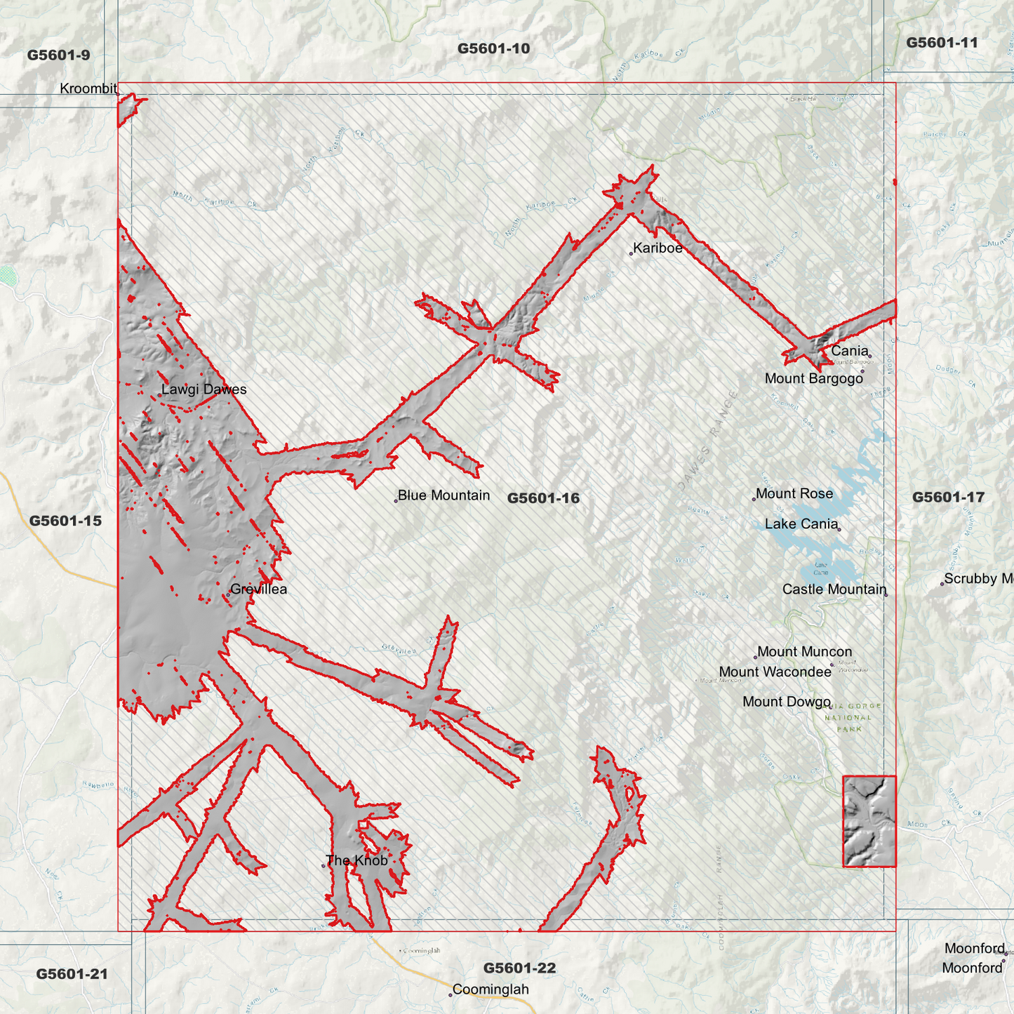 Lake Cania 1m Digital Elevation Model (G5601-16)