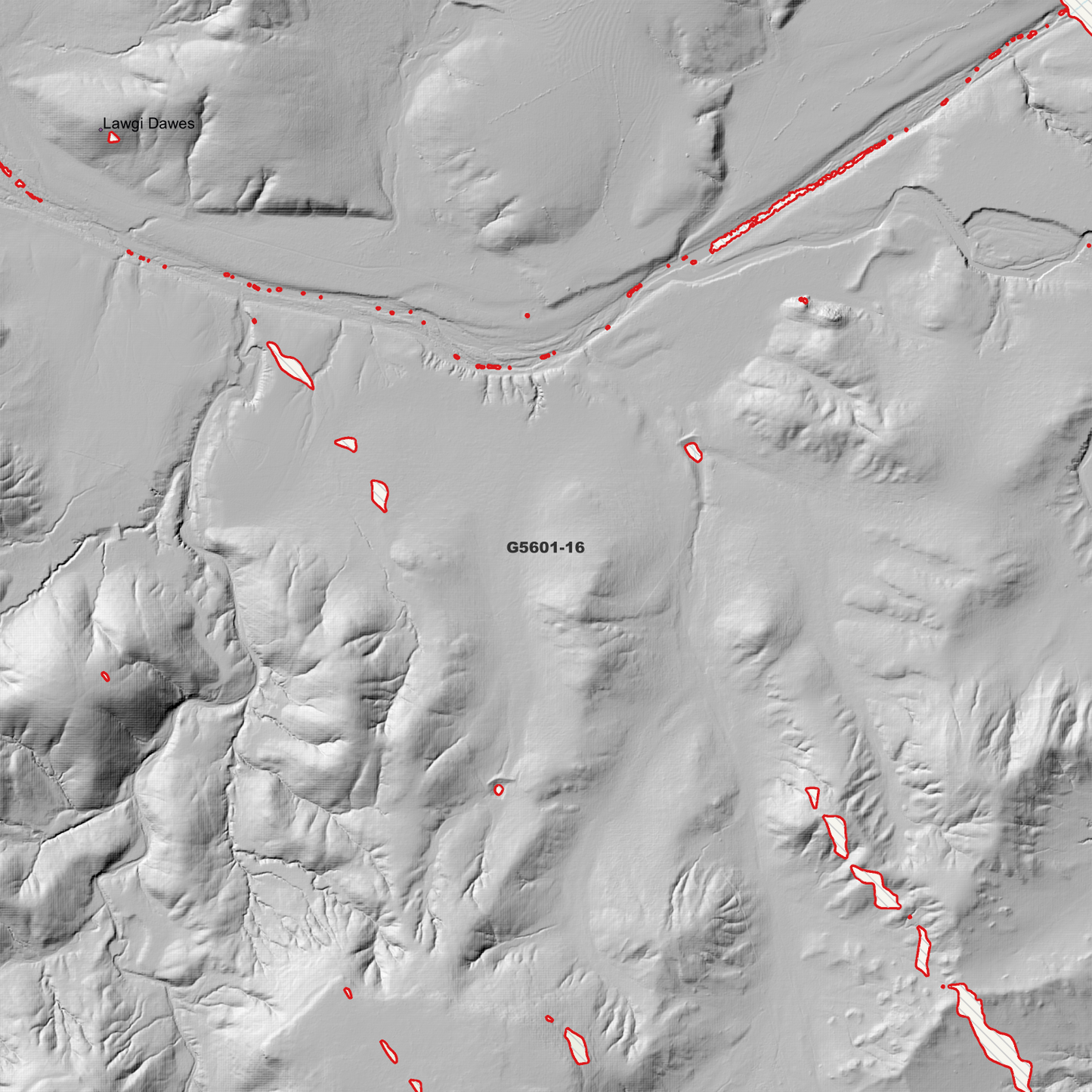 Lake Cania 1m Digital Elevation Model (G5601-16)