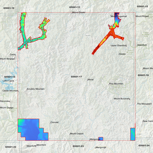 Pine Mountain 1m Digital Elevation Model (G5601-17)