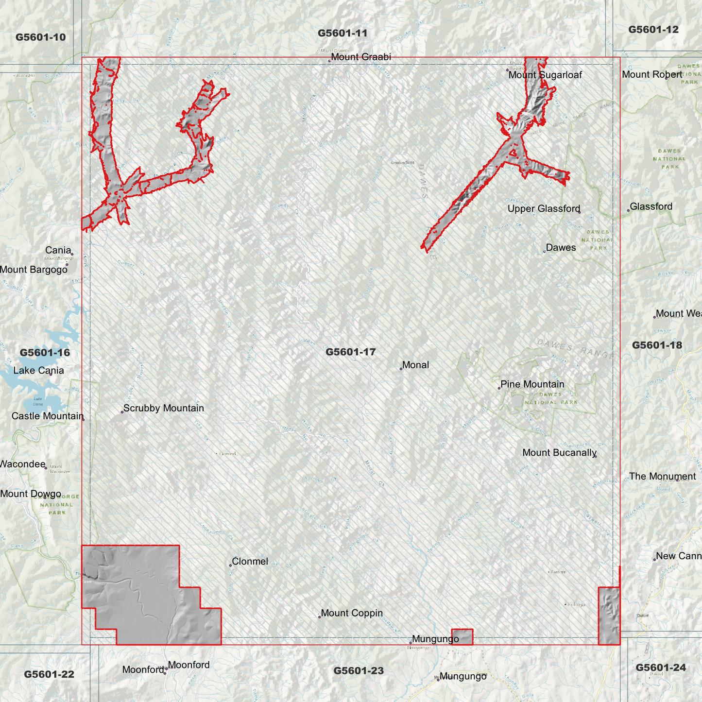 Pine Mountain 1m Digital Elevation Model (G5601-17)